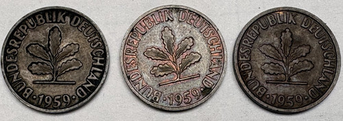 Münzen brd 1959 f - 1959,