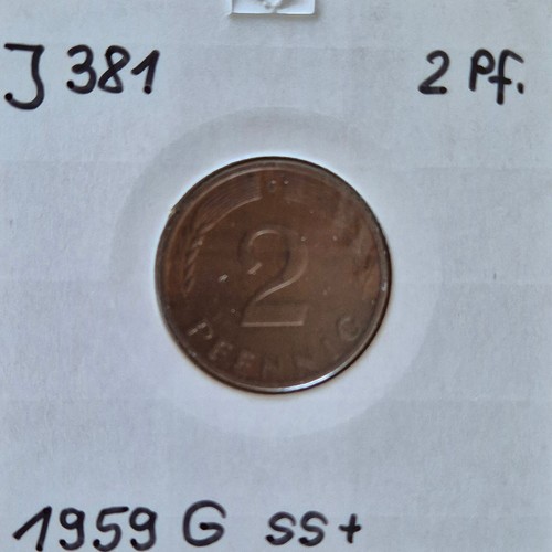 Brd pfennig 1959 g - pfennig,