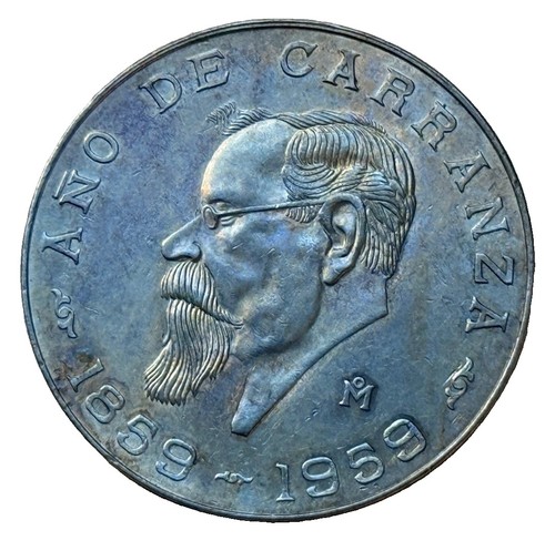 Pesos 1959 mexico carranza - 1959,