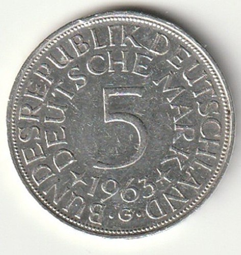 Brd 1959 karlsruhe - dm, g,