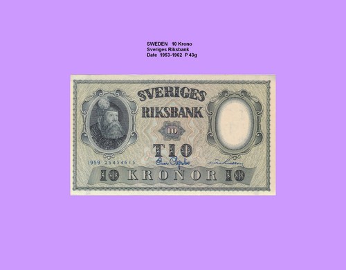 Schweden sweden 10 kronor - ,