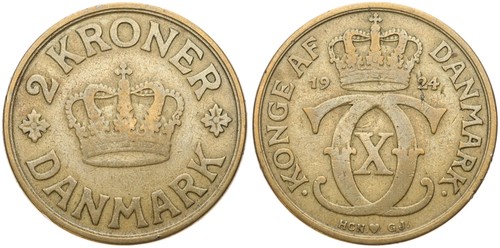Dänemark denmark 2 kronen - -,