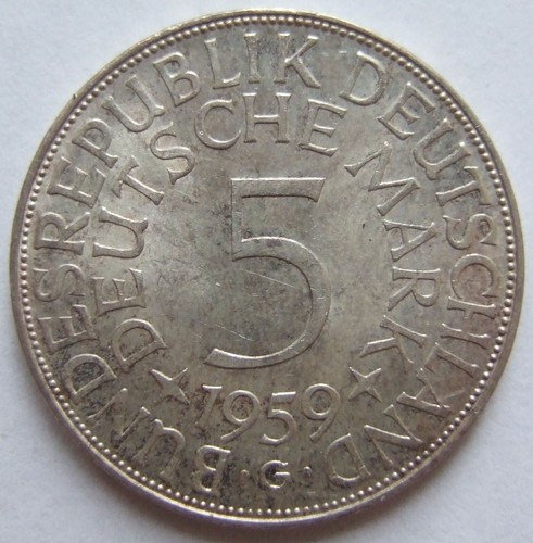 Münze brd silberadler dm - brd,