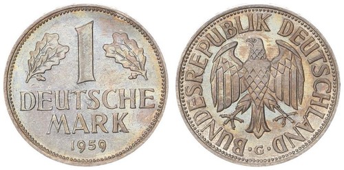 Deutschland kursmünze - 1, dm