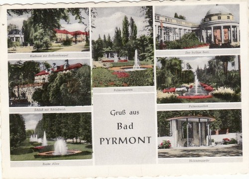 Bad pyrmont mehrbildkarte - bad,
