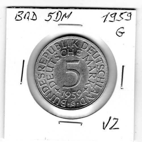 Brd 1959 silber vz - brd, 5