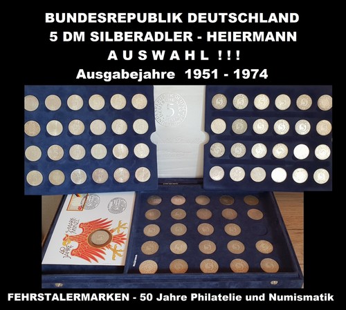 Brd auswahl 5 dm silber - auswahl,